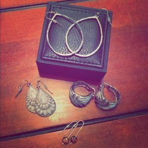 4 pairs of fun earrings